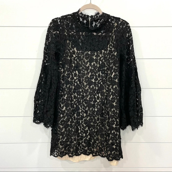 Endless Rose Bell Sleeve Lace Dress - Picture 3 of 13